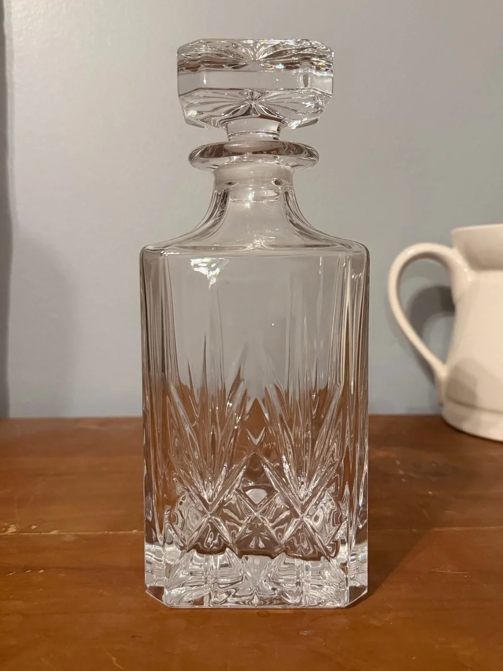 Cut Glass Crystal Whisky Decanter